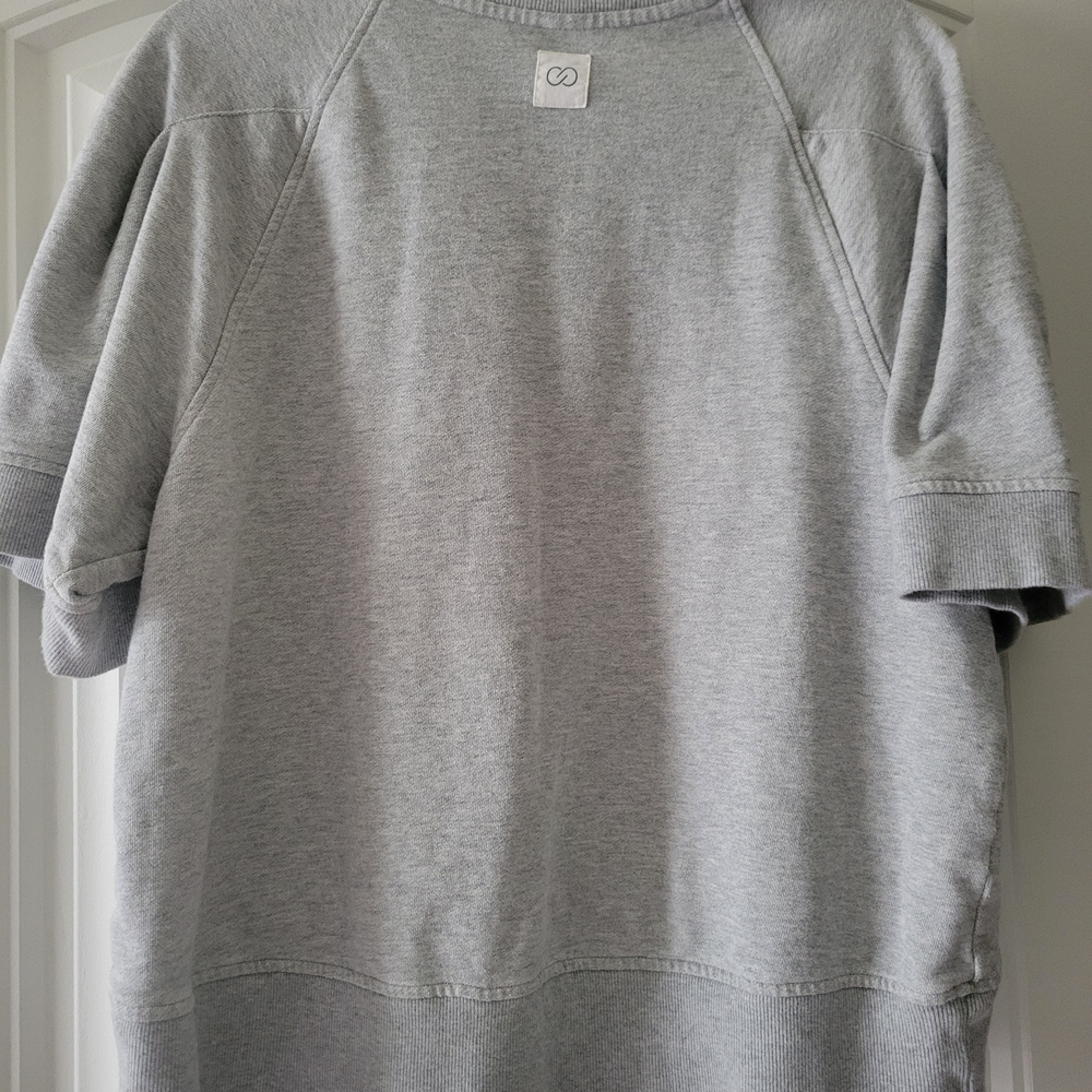 Calia Pleated Short Sleeve Knit Top - Picture 2 of 5